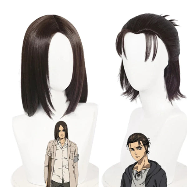 Attack on Titan Eren Jaeger Cosplay Wig – The Final Season Heat-Resistant Synthetic Hair