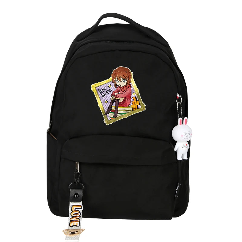 Detective Conan Kawaii Candy Color Backpack - Small School Travel Bag