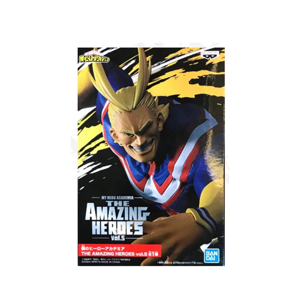 Genuine My Hero Academia Battle Vol.5 17cm All Might PVC Action Figure Anime Model Toys Gift