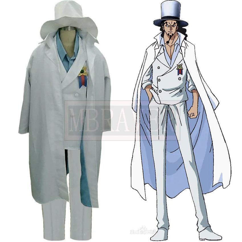 Rob Lucci CP0 Cosplay Costume – One Piece Custom Outfit for Halloween & Parties