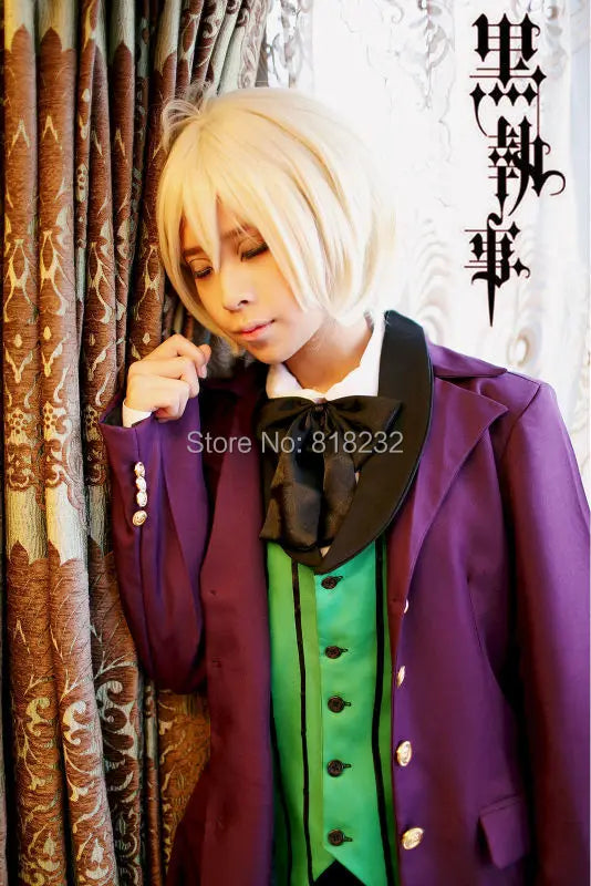 Kuroshitsuji Alois Trancy Uniform Outfits Customizable Anime Cosplay Costumes