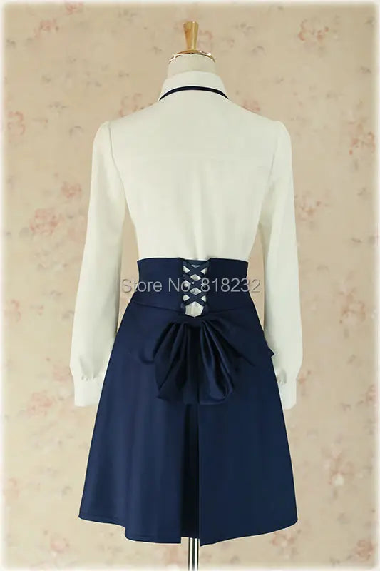 Fate Saber Altria Pendragon School Uniform Outfits Customize Anime Game Cosplay Costumes