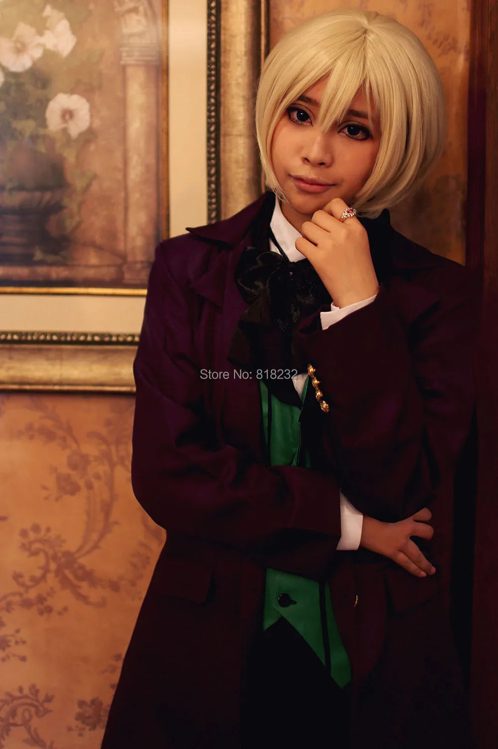 Kuroshitsuji Alois Trancy Uniform Outfits Customizable Anime Cosplay Costumes