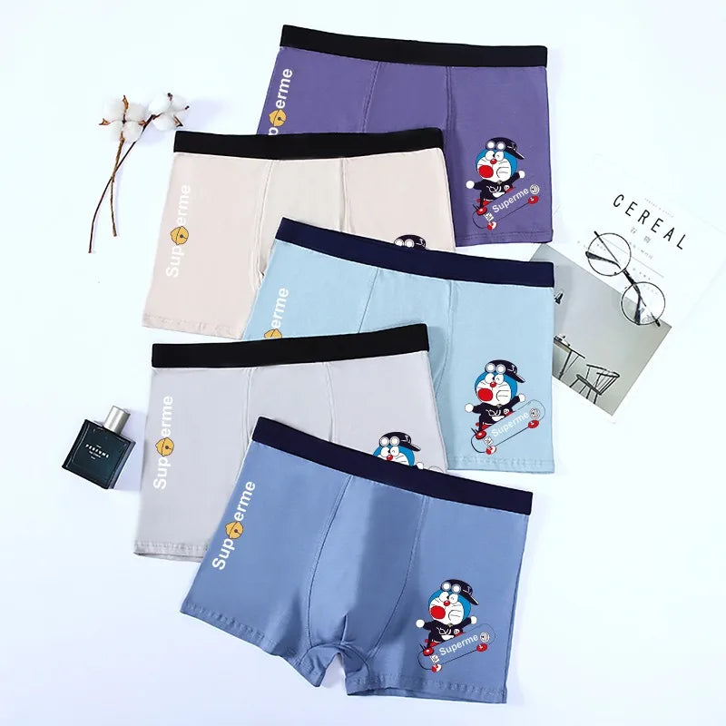 Doraemon Cartoon Boxer Shorts – Cute & Comfy Breathable Underwear