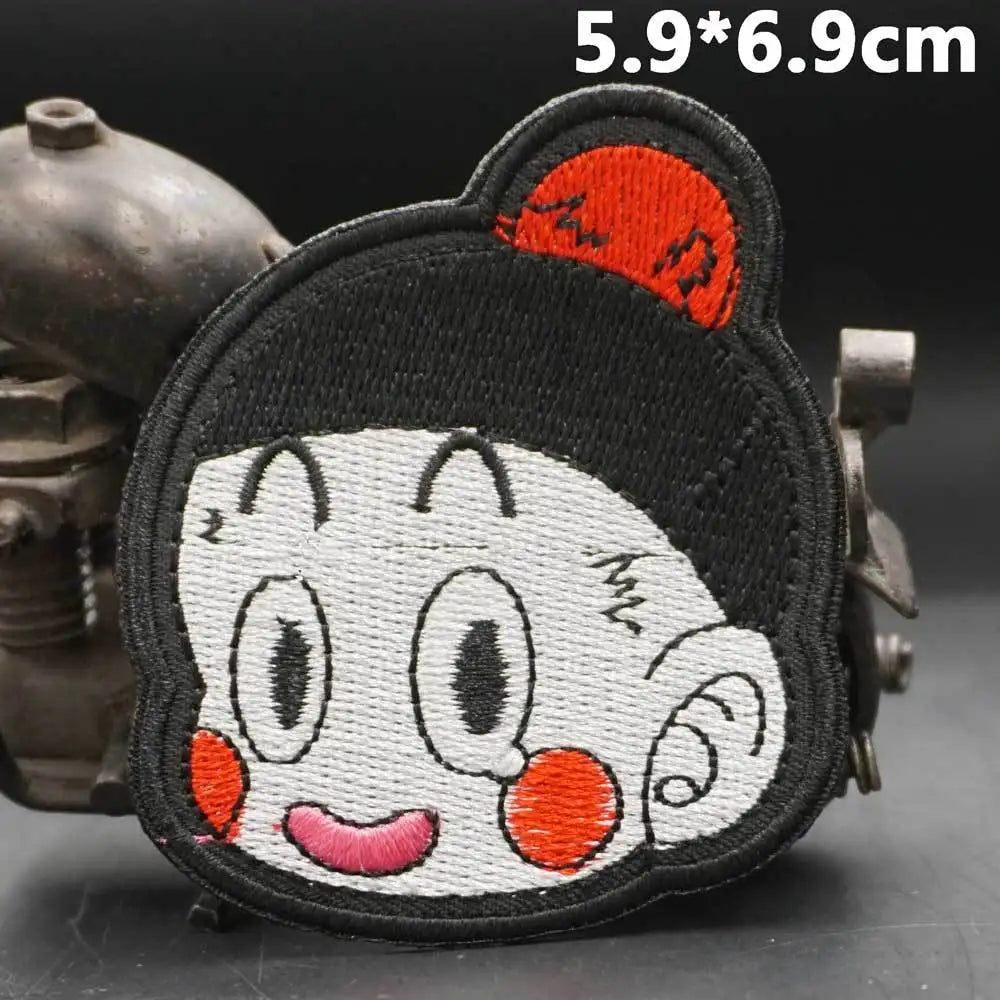 Dragon Ball Animation Peripherals Creative Kawaii Son Goku Vegeta Majin Buu Clothes Patches Embroidered Velcro Badges