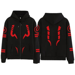 Jujutsu Kaisen Yuji Itadori & Ryomen Sukuna Cosplay Zip-Up Hoodie – Harajuku Fashion