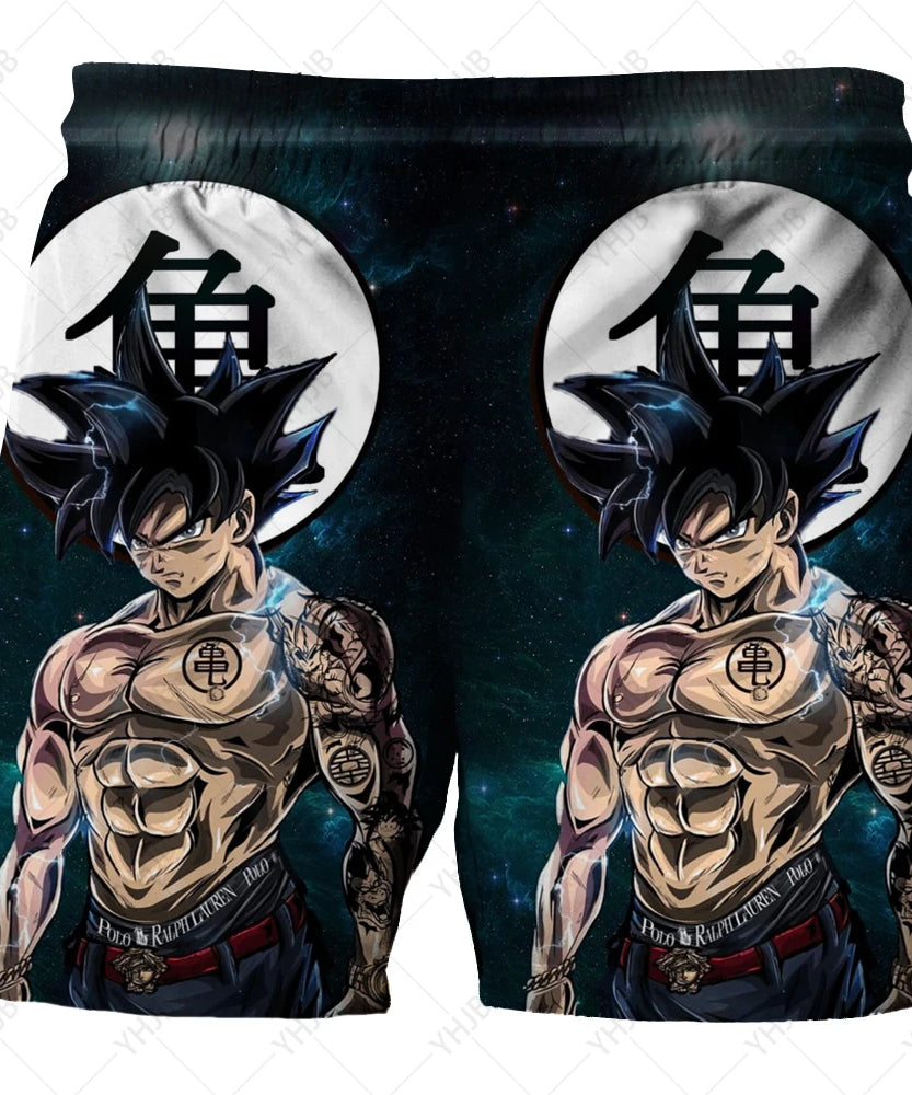 Dragon Ball Z Quick-Dry Swim Shorts – Cool Summer Beachwear
