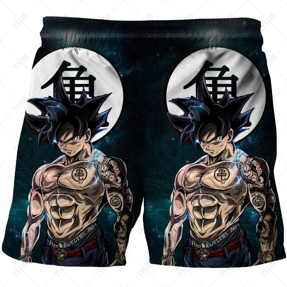 Dragon Ball Z Quick-Dry Swim Shorts – Cool Summer Beachwear