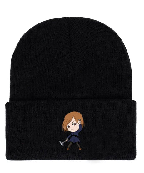 Anime Gojo Satoru Manga Kawaii Hat Autumn Winter Beanies Baggy Jujutsu Kaisen Anime Cat Men Women Knitted Hat