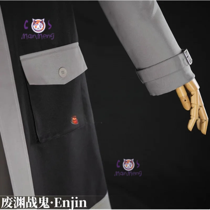 GACHIAKUTA Anime Enjin Cosplay Nji Costume Halloween party fashion men women uniform jacket pants shirt prop wig New set