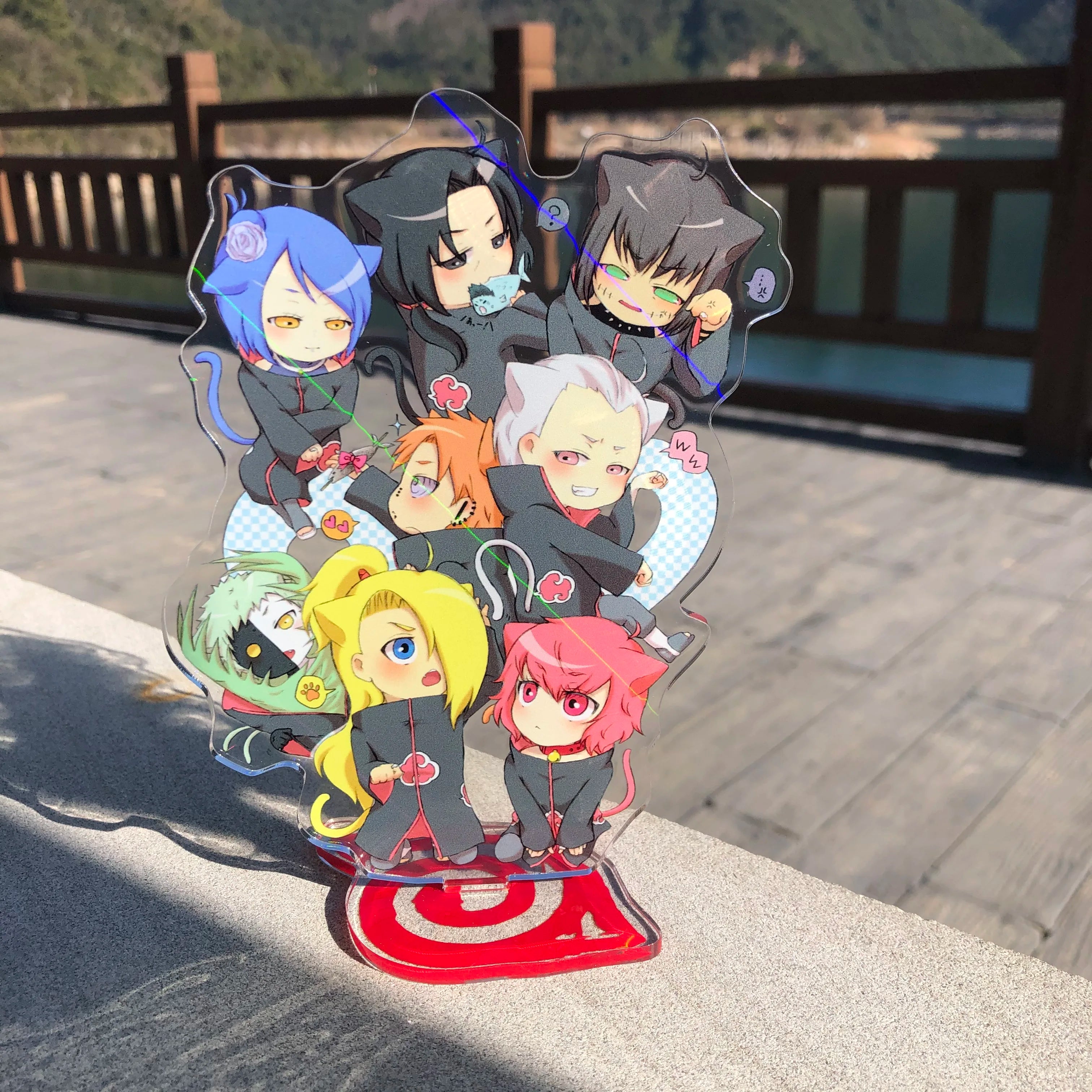 Anime Acrylic Stand Character Model Board Table Decoration Key Chain Kakashi Itachi Sasuke Lady Gift Jewelry Accessories