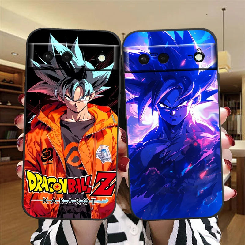 Dragon Ball Z Shockproof Case – Goku Edition for Google Pixel 4–9 Series