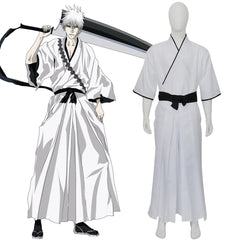 Bleach Hollow Ichigo Cosplay Costume — White Shinigami Kimono