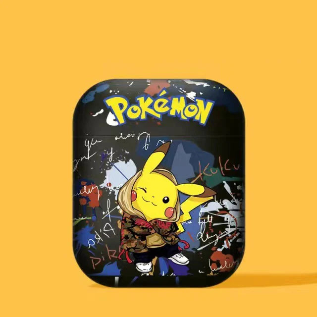 Anime Pokemon Cute Pikachu Earphone Case for Airpods 2 pro pro2 3rd 4 Cartoon Wireless Bluetooth Headphone Protective Cover