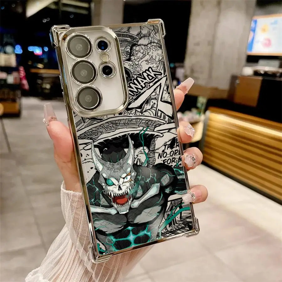 Kaiju No.8 Monster Form Phone Case for Galaxy S20 S21 S23 S24 FE S22 S23 S24 S25 Plus S22 S23 S24 S25 Ultra