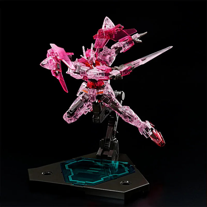 Stock HG 1/144 Original GUNDAM 00 DIVER TRANS-AM CLEAR BASE Aninm full Action Assembly Figure Model Toy Gifts for kids