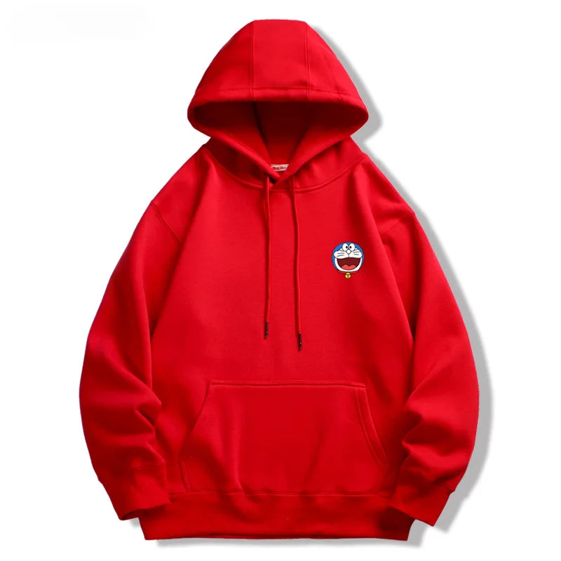 Doraemon Couple Hoodie – Nobita, Shizuka & Gian Cartoon Sweater (Unisex)