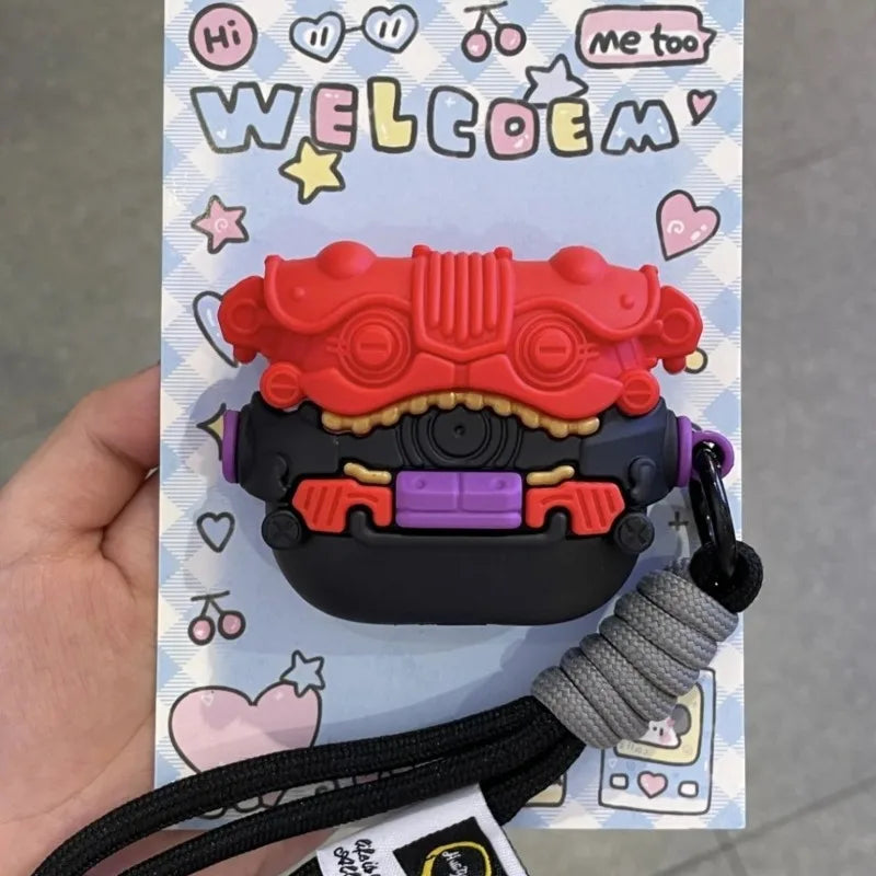 Kamen Rider Gavv Anime Character Creative Personality Headphone Case Airpods1 2 4 Airpods pro Handsome Headphone Case Wholesale