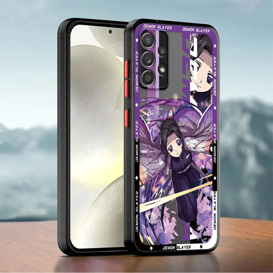 Anime Demons Slayers Soft Cover Phone Case for Samsung Galaxy A52 A16 A53 A21s A24 A22 A73 A32 A34 A72 A25 A15 A33 A54