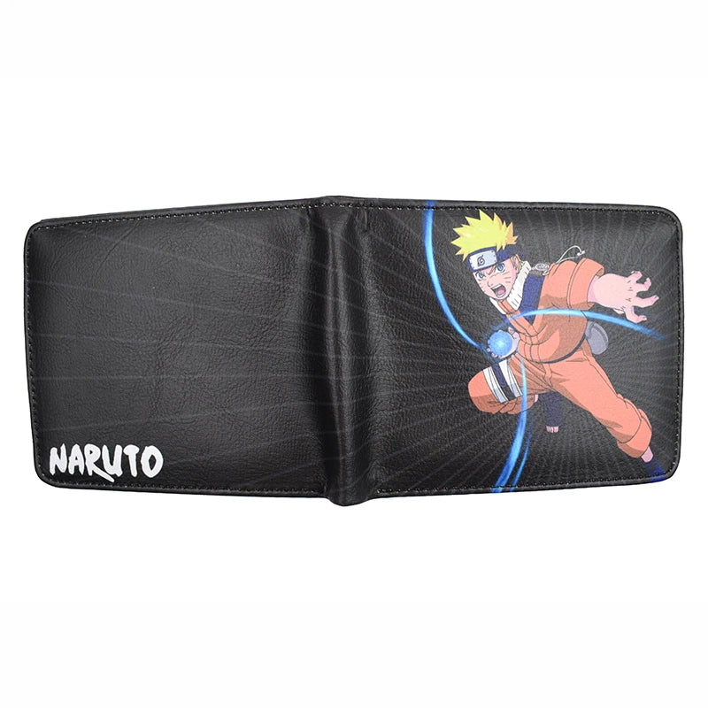 KAYOU Naruto PU Leather Wallet Hidden Leaf Village Printing Wallets