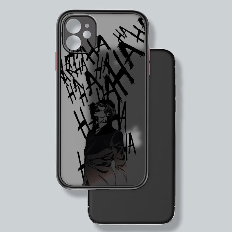 Death Note Cool Art Anime Frosted Translucent For Apple iPhone 16 15 14 13 12 11 XS XR X Pro Max Plus Mini Matte Phone Case