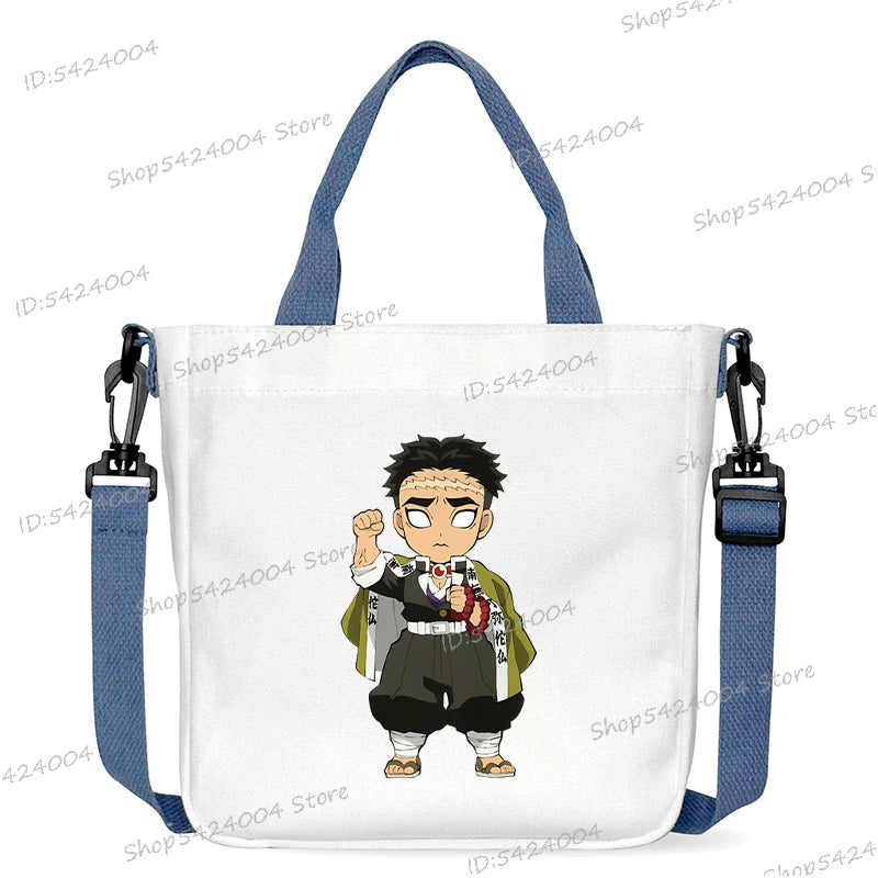 Demon Slayer Crossbody Bag – Rengoku & Tengen Graphic Print Shoulder Bag