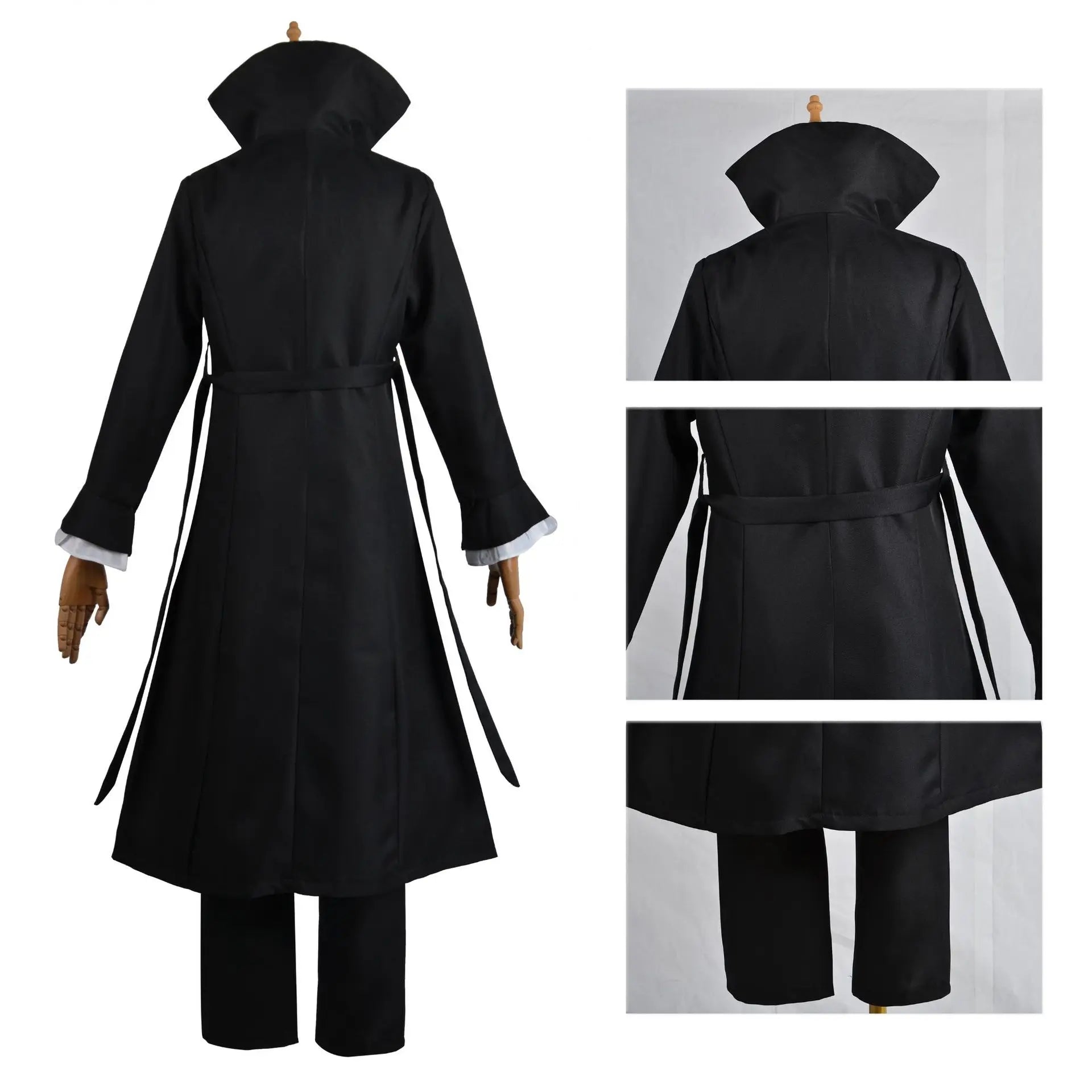 Costume de Cosplay de l'Anime Bungo Stray Dogs Akutagawa Ryunosuke, Uniforme Noir Everak, Vêtements d'Halloween et de ixde Noël