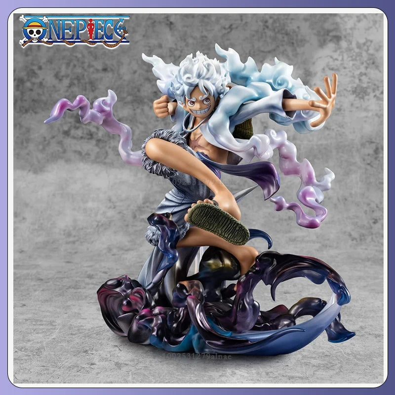 One Piece Lffy Anime Figure Gear 5 Luffy Action Figurine Sun God Nika Luffy Statue PVC Statue Model Doll Collection Toy Gifts