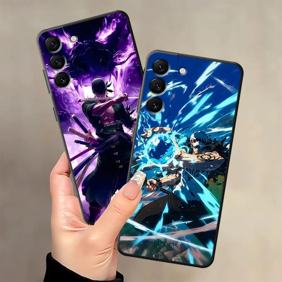 Phone Cover Case for Samsung Galaxy A03 Note 20 Ultra 9 10 A04 A05 A50 A70 A06 A30 A40 A01 A02 A07 A10 A20 Ones Pieces Zoro