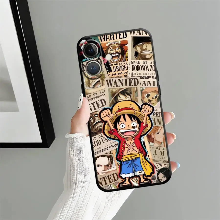 Soft Back Phone Cover Case for iPhone 14 17Air 17 16 Pro Max 15 Plus X XS XR 7 8 13 Mini 11 12 SE Anime Character Cool