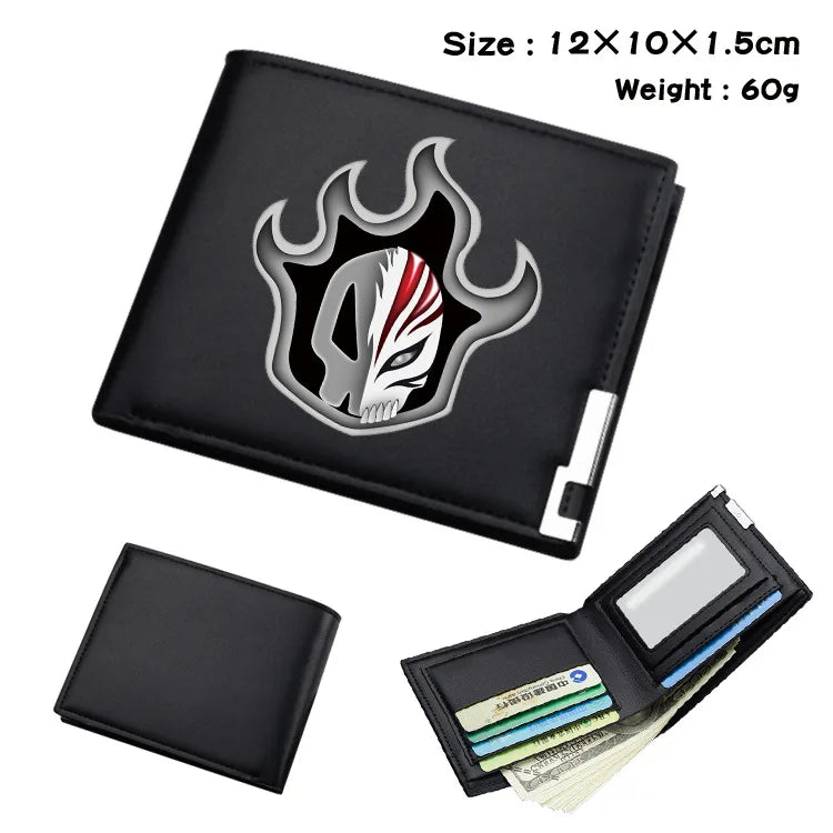 BLEACH Animation Derivative Purse Fold Short Wallet Portable Coin Purse