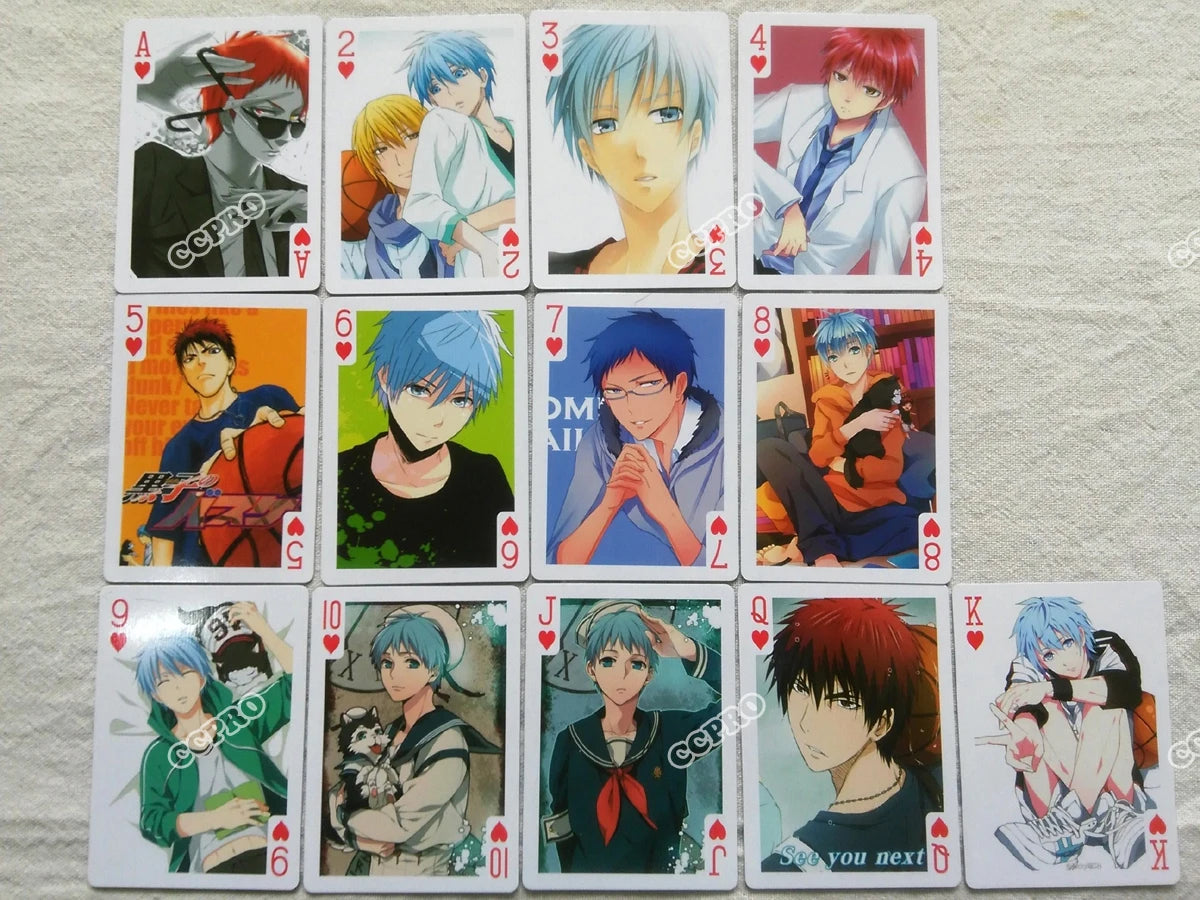 Anime Kuroko's Basketball Poker Cards Kuroko Tetsuya anime Accessories