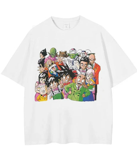 Dragon Ball Z Streetwear T-Shirt – Anime Graphic Cotton Tee