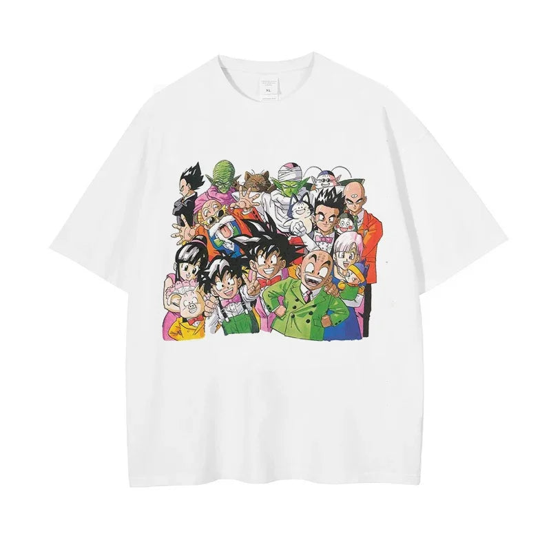Dragon Ball Z Streetwear T-Shirt – Anime Graphic Cotton Tee