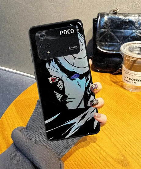 Case for Xiaomi Poco C61 C40 C75 M5 F3 X3 X4 X5 X7 Pro C50 C71 F1 M3 M4 M7 Pro Black Soft Phone Cover Anime Narutos Cool