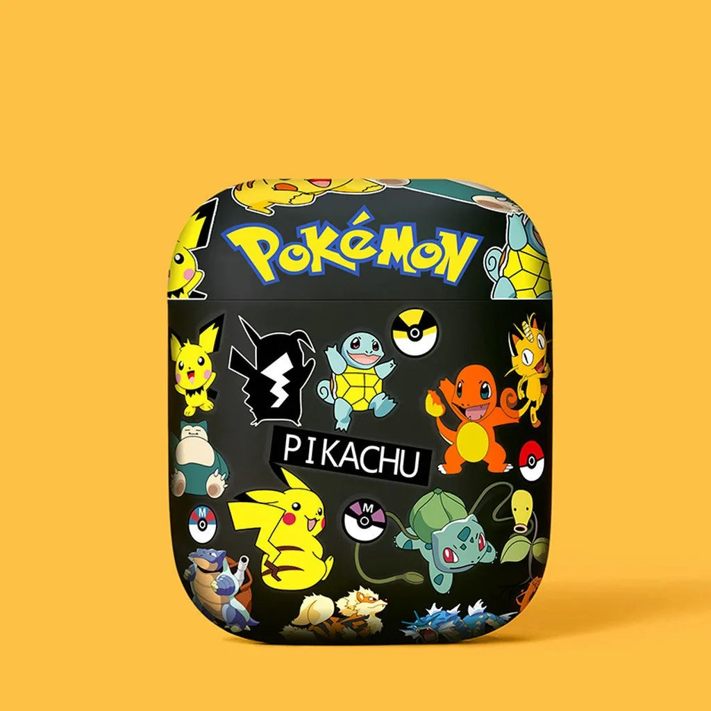 Anime Pokemon Cute Pikachu Earphone Case for Airpods 2 pro pro2 3rd 4 Cartoon Wireless Bluetooth Headphone Protective Cover