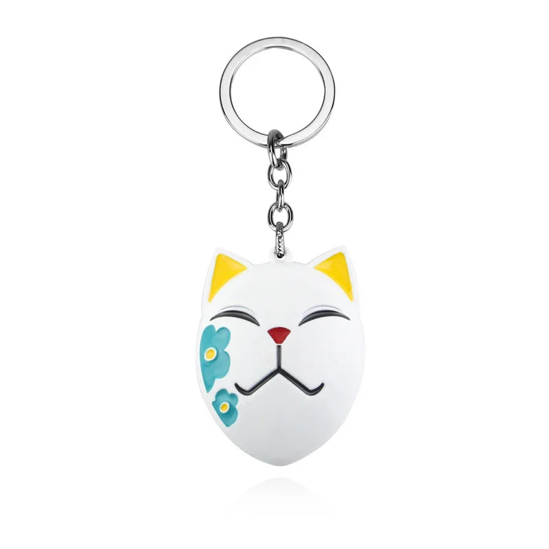 Anime Demon Slayer Keychain Kamado Tanjirou Acrylic Fashion Trend Key Ring For Earring For Women Men Gift Decoration Car Jewelry