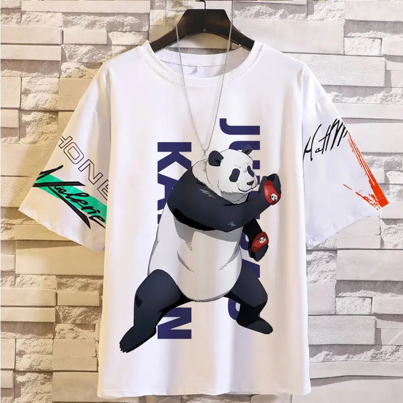 Anime Summer Jujutsu Kaisen T-Shirt Gojo Satoru Clothes Men and Women Fashion T Shirts Short Sleeves Casual Tops birthday gifts