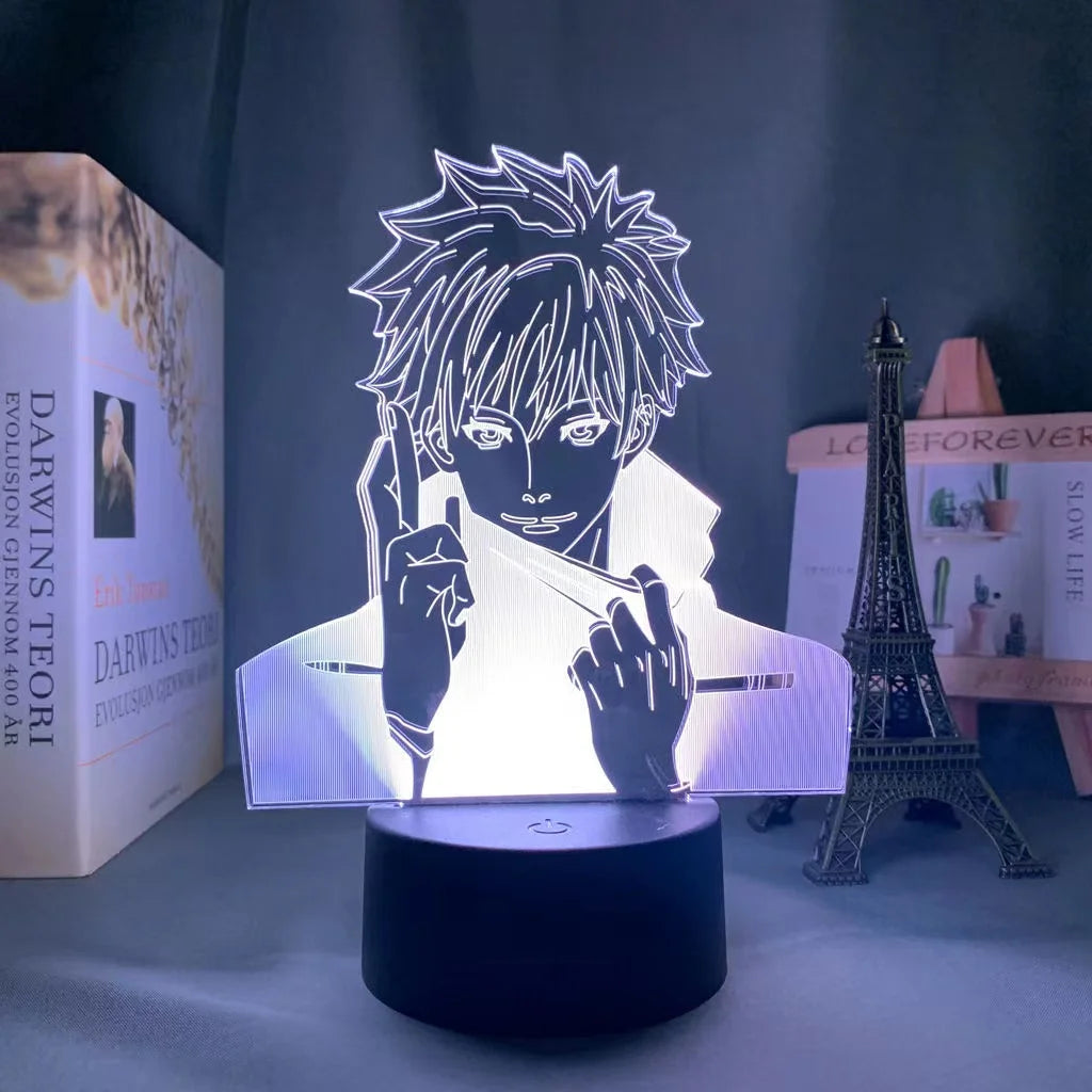 Anime Lamp Satoru Gojo Jujutsu Kaisen Led Night Light for Birthday Gift Jujutsu Kaisen Nightlight Satoru Gojo Lamp Drop Shipping