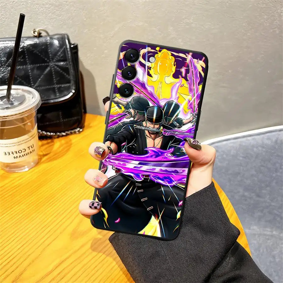 Phone Cover Case for Samsung Galaxy A03 Note 20 Ultra 9 10 A04 A05 A50 A70 A06 A30 A40 A01 A02 A07 A10 A20 Ones Pieces Zoro