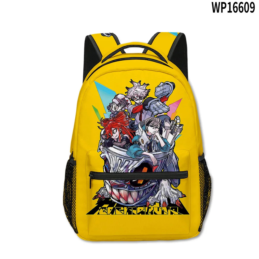 Trendy Popular Novelty Gachiakuta student Bookbag Notebook Backpacks 3D Print Oxford Waterproof Boys/Girls Travel Backpacks