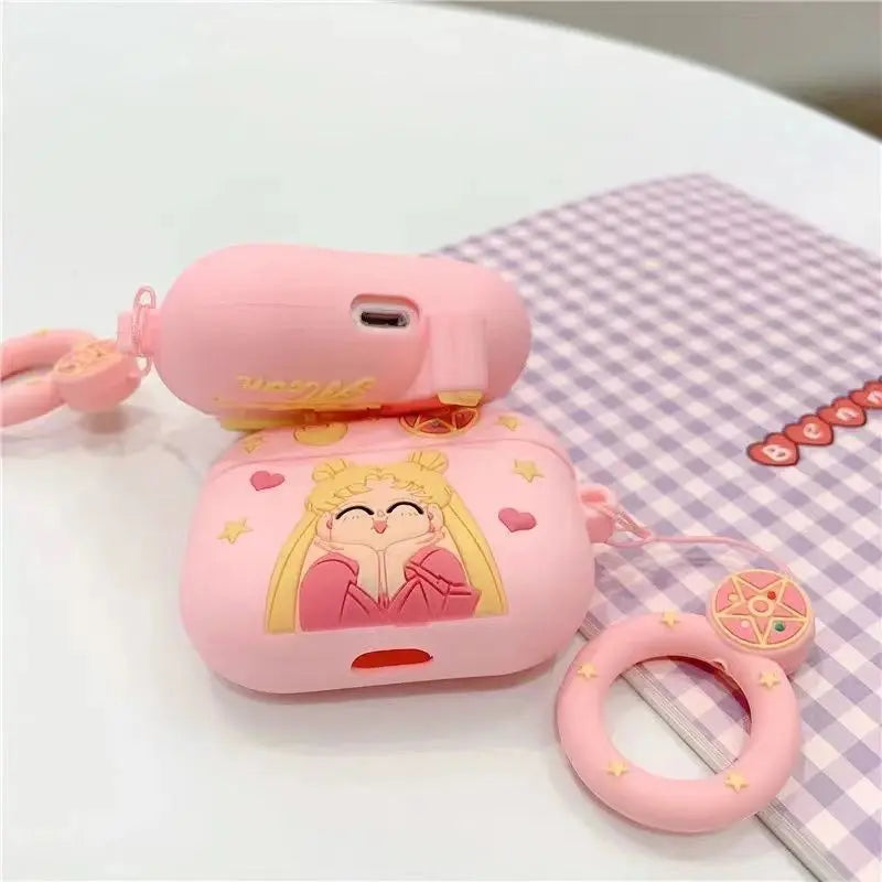 Girl Warrior AirPods 3 Earphone Case Apple Pro Third Generation AirPods S1/2nd Generation Bluetooth Earphone Case