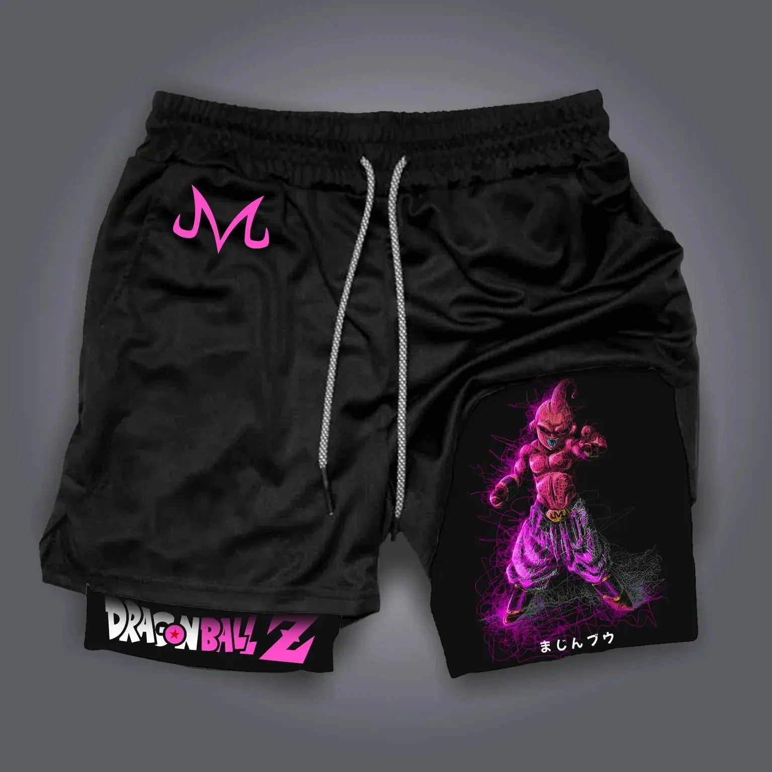 Dragon Ball Anime Men's Shorts Sportswear Quick Dry Gym Pants Double-layer 2 in 1 Shorts Y2k Summer Breathable Streetwear
