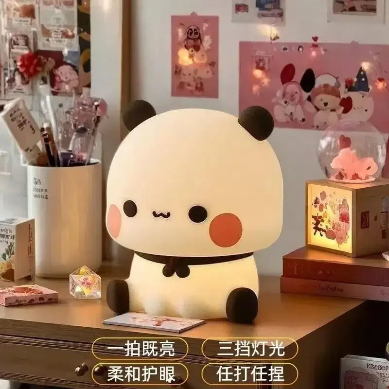 Anime Crayon Shin-Chans Patting Small Night Lamp Soft Light Eye -Protecting Bedroom Bedside Charging Small Nigh Ornament Gifts