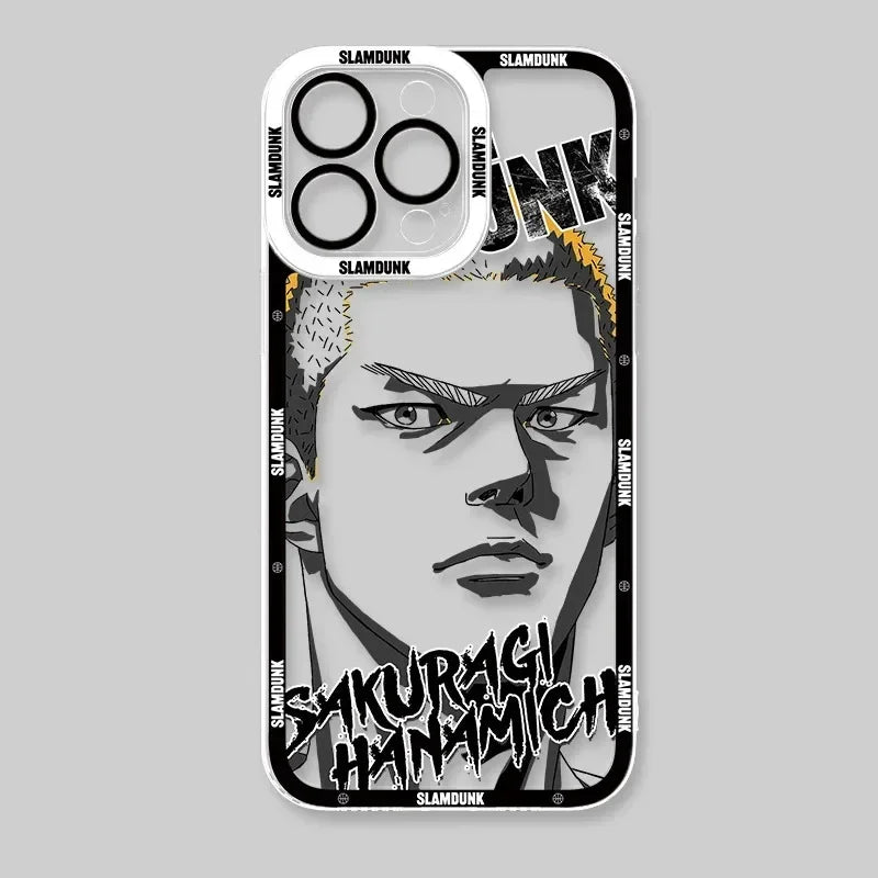 Anime Cool Slam Dunk Case For Xiaomi 13T 12T 11T 10T 14 13 12 11 Lite 5G NE POCO F6 X6 Pro X3 NFC X5 X4 GT F3 F4 F5 M6 M5S C65