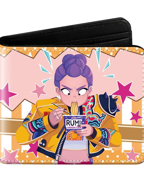 Devil Hunter Pu Anime Print Short Mini Wallet Rumi Mira Zoey Saja Boys Figure Change Storage Bag Birthday Gift