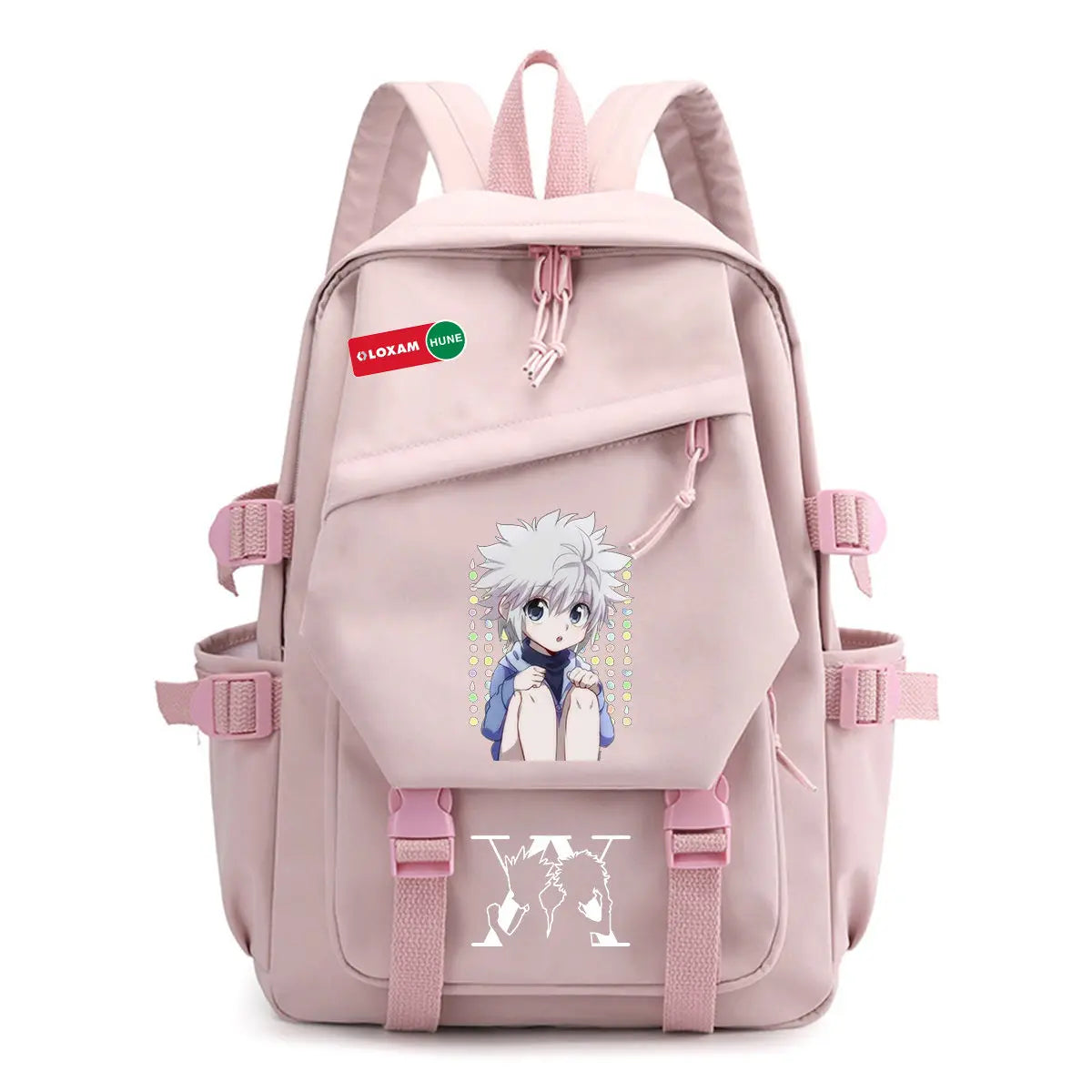 HUNTER Killua Zoldyck Hisoka anime peripheral fashion backpack personality simple student schoolbag holiday gift kawaii