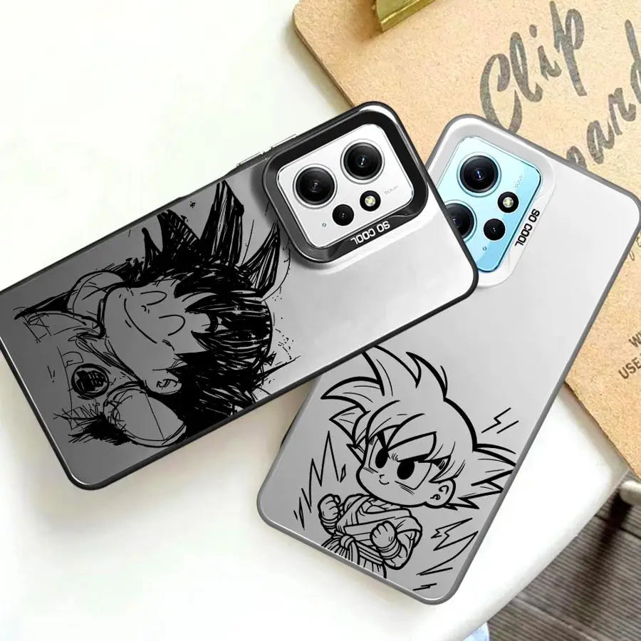 Cute Dragon Ball Goku Shell Phone Case for Xiaomi Redmi Note 10s 10 11 Pro 12 13 14 Pro Plus 11s