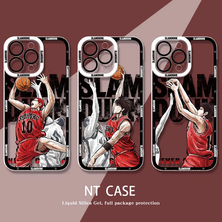 Anime Cool Slam Dunk Case For Samsung Galaxy A54 A34 A24 A14 A13 A53 A33 A73 A23 A05 A05S A72 A52 A52S A32 A22 A12 A51 A71 Etui