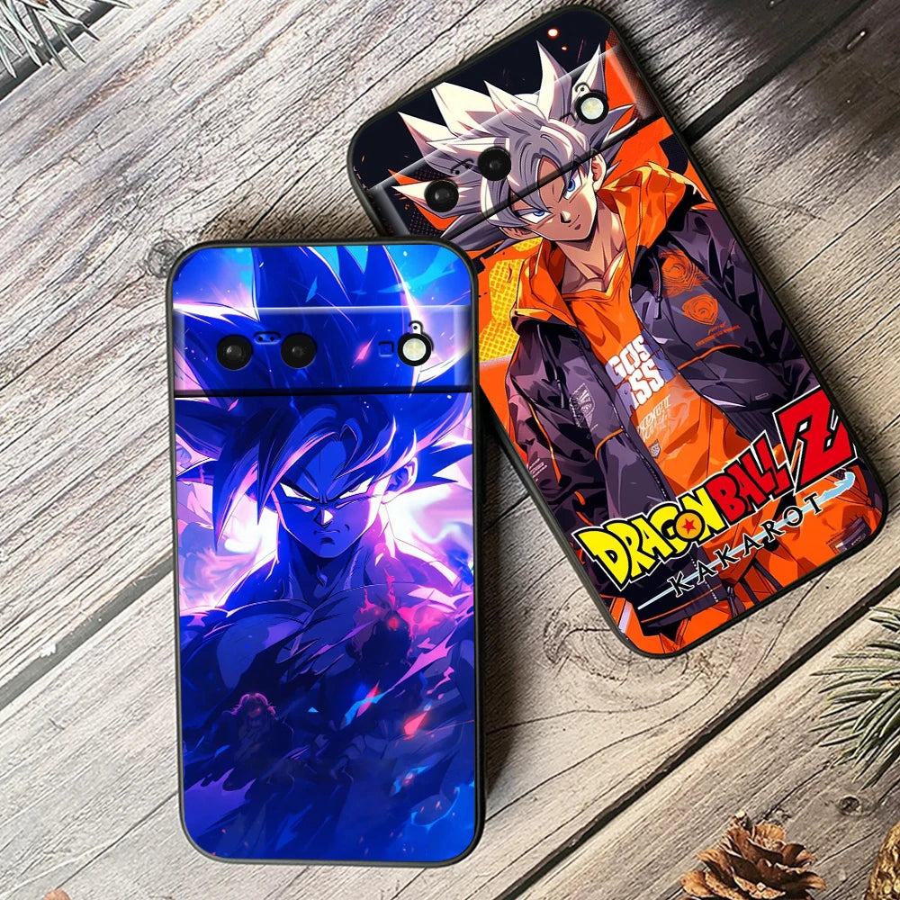 Dragon Ball Z Shockproof Case – Goku Edition for Google Pixel 4–9 Series